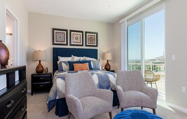 Stylish Woven Carpet in Bedrooms  at Salerno, Chula Vista, California