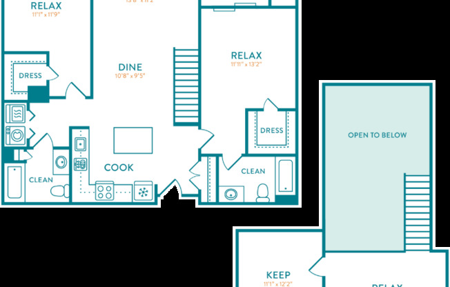 2 beds, 2 baths, 1,487 sqft, $3,764