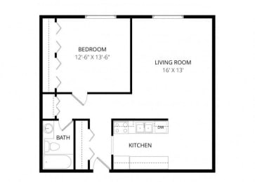 Taiga Apartment - Floorplan