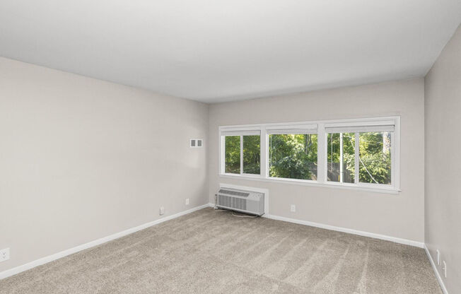 Upgraded 1 Bedroom Living Room