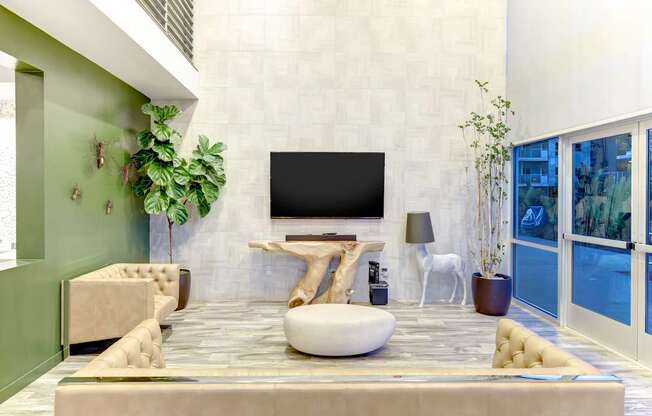 living room at Parc One, Santee, 92071