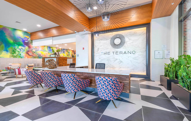 the terrano hotel at the paramount hotel lobby