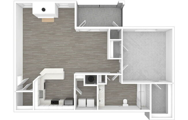 1 bed, 1 bath, 875 sqft, $1,360