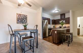 Kitchen and dinning area