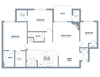 3 beds, 2 baths, 1,275 sqft, $2,480