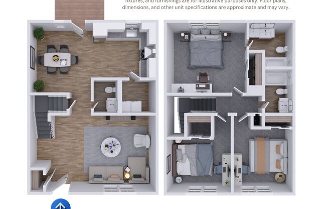 3 beds, 2.5 baths, 1,425 sqft, $1,500, Unit 09G