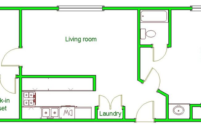 2 beds, 2 baths, 910 sqft, $2,550, Unit 308