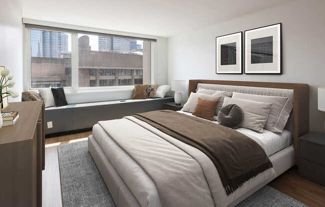 Bedroom with Hard Surface Flooring