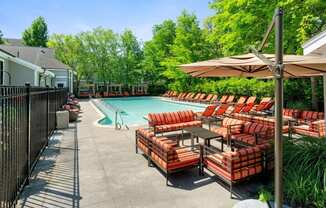 Sparkling Swimming Pool with Sundeck at Windsor at Oak Grove, 12 Island Hill Ave., MA