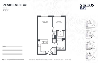 1 bed, 1 bath, $2,215