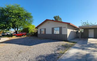 Cute 3 bedroom 1 bathroom home on a large lot