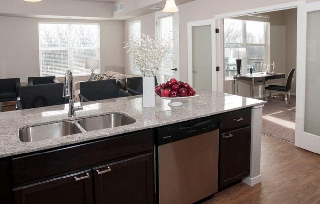 Granite Countertops at Overlook on the Creek, Minnetonka, MN