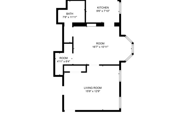 1 bed, 1 bath, 300 sqft, $985, Unit Apt 4