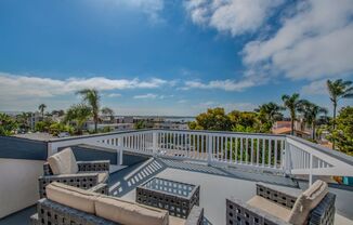 BRAND NEW REMODEL, GARAGE , Light, bright and airy!  Roof Deck,  Bay and Ocean View