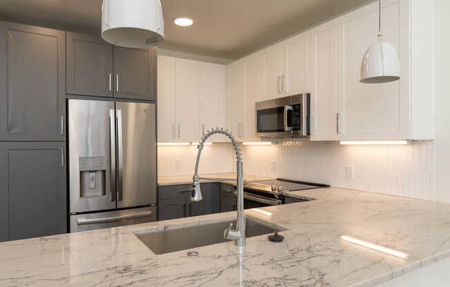 Kitchen with Stainless Steel Appliances