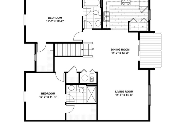 2 beds, 2 baths, 1,190 sqft, $1,470, Unit 5249LLS #9