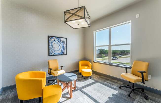 Inviting lobby room at Residences at 3000 Bardin Road, Grand Prairie, Texas