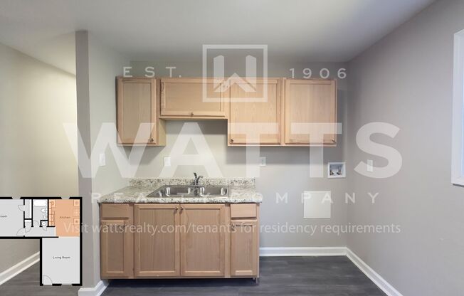 1 bed, 1 bath, 726 sqft, $750