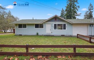 Move in Ready! 3 bedroom 1 bath, North Thurston School District.