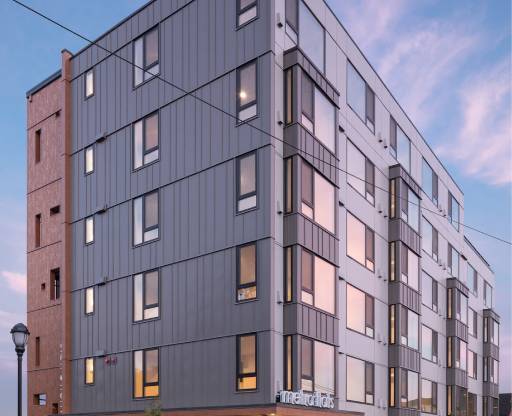 Building Exterior View at Metro Line Flats, Seattle
