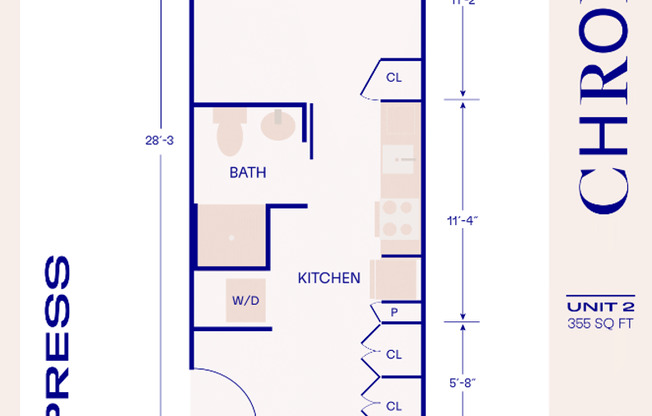Studio, 1 bath, 304 sqft, $1,667, Unit 415