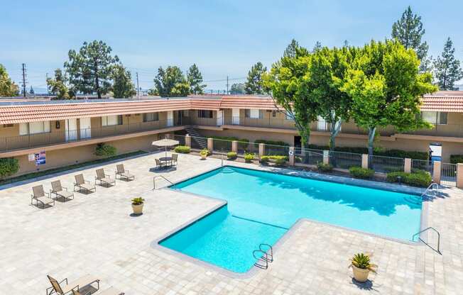 Pool at Canyon Club Apartments, Upland, California, CA