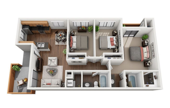 3 beds, 2 baths, 1,100 sqft, $3,411