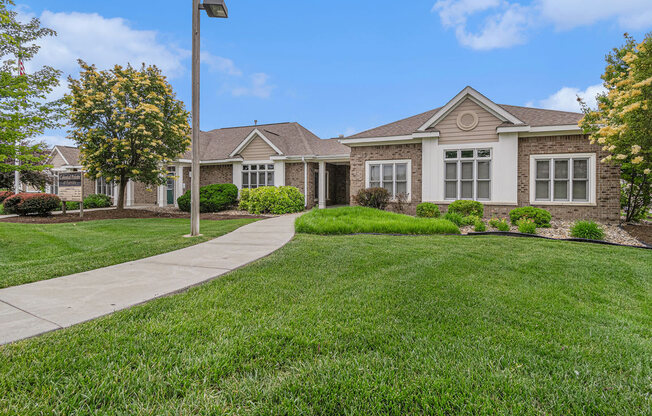 Leasing, Office, Community Clubhouse, and Fitness Center at Colonial Pointe at Fairview Apartments in Bellevue, NE