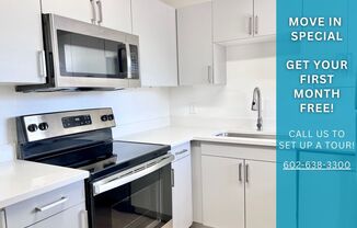 *MOVE IN SPECIAL - BILTMORE FASHION SQUARE!* Gorgeously Renovated 1 Bed 1 Bath in The Biltmore! In Unit Washer/ Dryer! Gorgeous Garden Style Apartment Home Community!