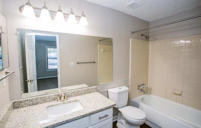 Model Bathroom at Top Rated Apartments in Norcross GA