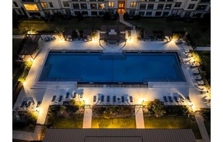 Night Pool View at Reveal at Bayside Apartments