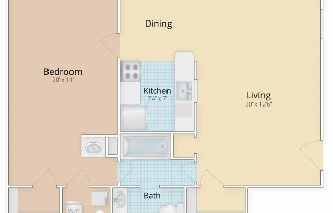 1 bed, 1 bath, 795 sqft, $1,995, Unit 611A - MOVE IN SPECIAL - SPECIAL UNIT MOVE IN BY JUNE 30TH $500 OFF FIRST MONTH'S RENT