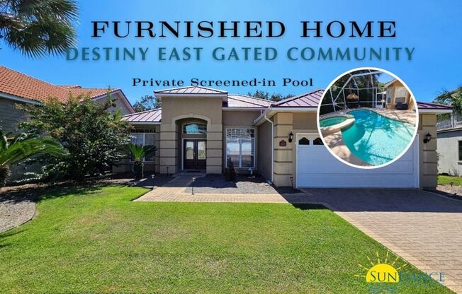 Discover Your Ideal Furnished Family Home in Destiny East with PRIVATE pool!