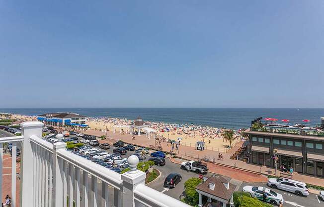 Aerial Parking View at Pier Village Apartments, New Jersey, 07740