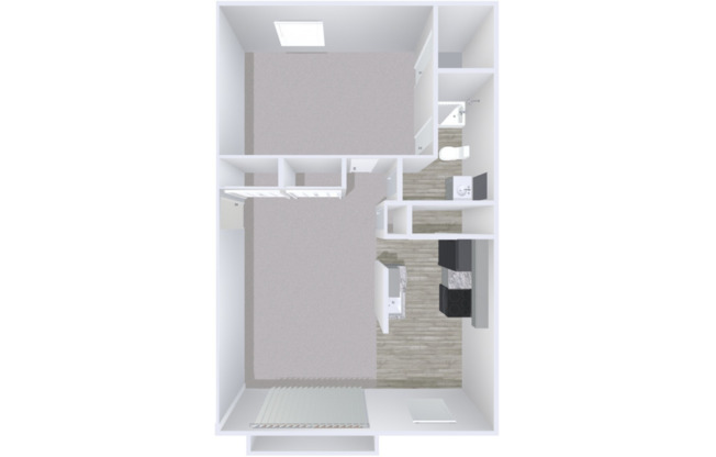 The Ayers: Beds - 1: Baths - 1: SqFt Range - 720 to 769