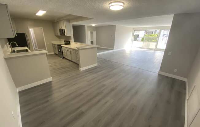 11858 Goshen Ave Unit 207 kitchen and living area