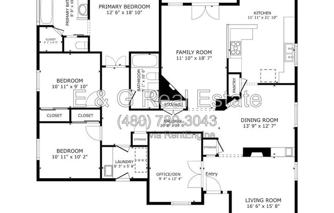 3 beds, 2 baths, 1,930 sqft, $2,750