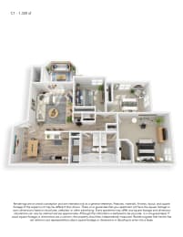 3 beds, 2 baths, 1,320 sqft, $2,364