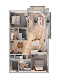 2 beds, 2 baths, 1,292 sqft, $1,923