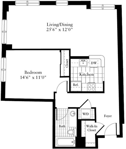 1 bed, 1 bath, 861 sqft, $2,770, Unit 0120