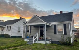 2 bed house in church hill. All electric, hvac, yard and laundry