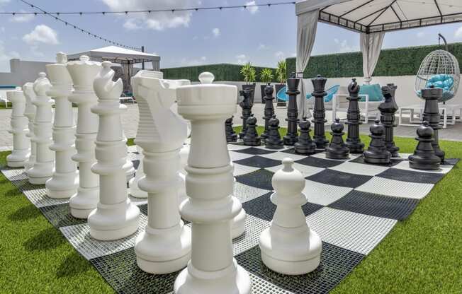 Rooftop Chess at Alameda West, Miami, FL