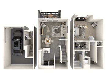 1 bed, 1 bath, 796 sqft, $1,525