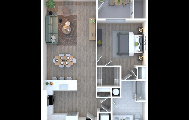 1 bed, 1 bath, 860 sqft, $2,595