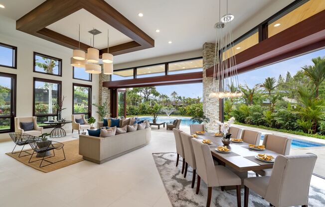 Kahala Grand Splendor. Contemporary Luxury residence w/ a large pool.