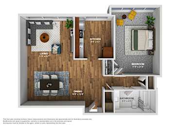 1 bed, 1 bath, 780 sqft, $1,535
