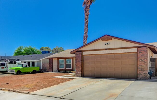 Check out this 3 bedroom single story home with a pool and no hoa!!