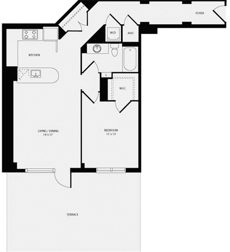 1 bed, 1 bath, 870 sqft, $2,568, Unit 0208