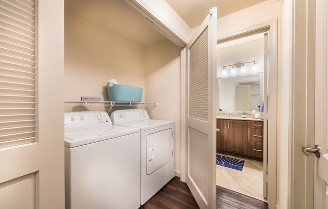 Washer and Dryer at Andorra Apartments