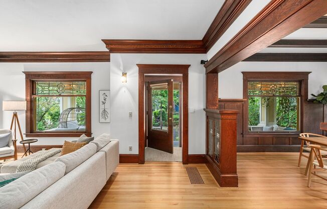 Classic Portland Craftsman in Irvington! Stunning features with sauna and wine cellar!
